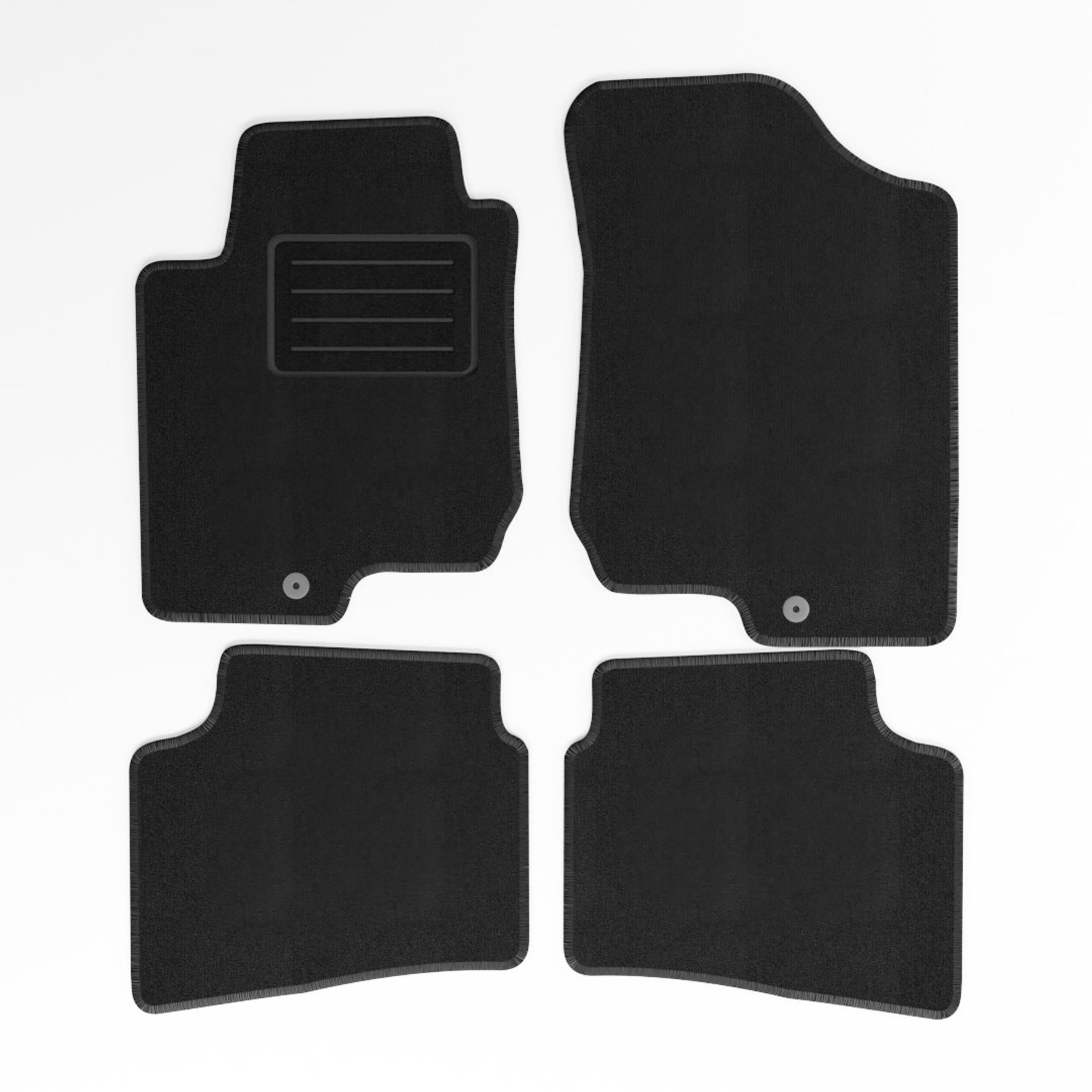 Mats4all | Naaldvilt automatten passend voor Kia Cee'd 2007- 2012 | Antislip | Met versterking | 4-delig | Automatten | Mattenset