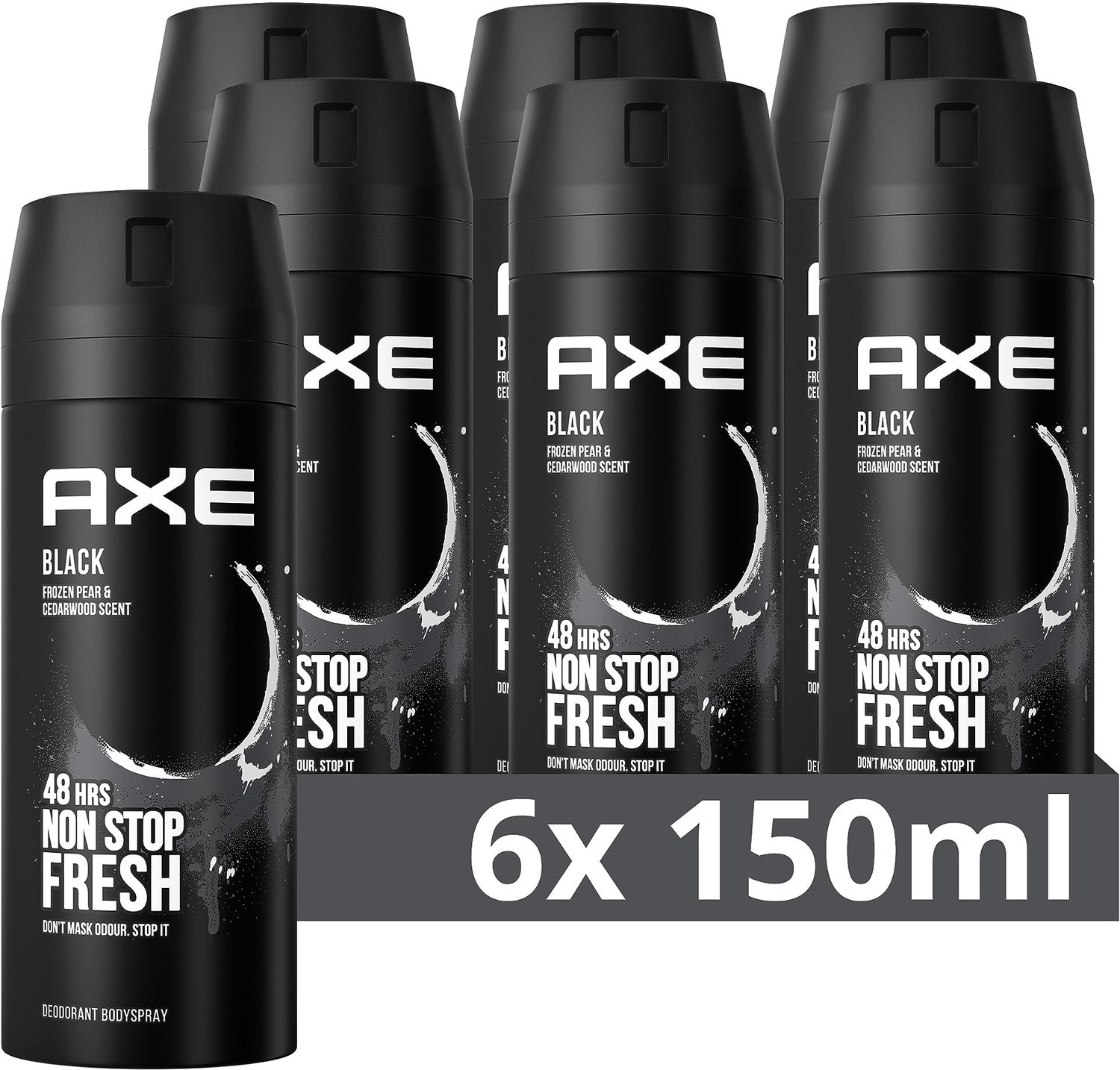 Deodorant Body Spray met Odor Protect Technologie 6 x 150 ml