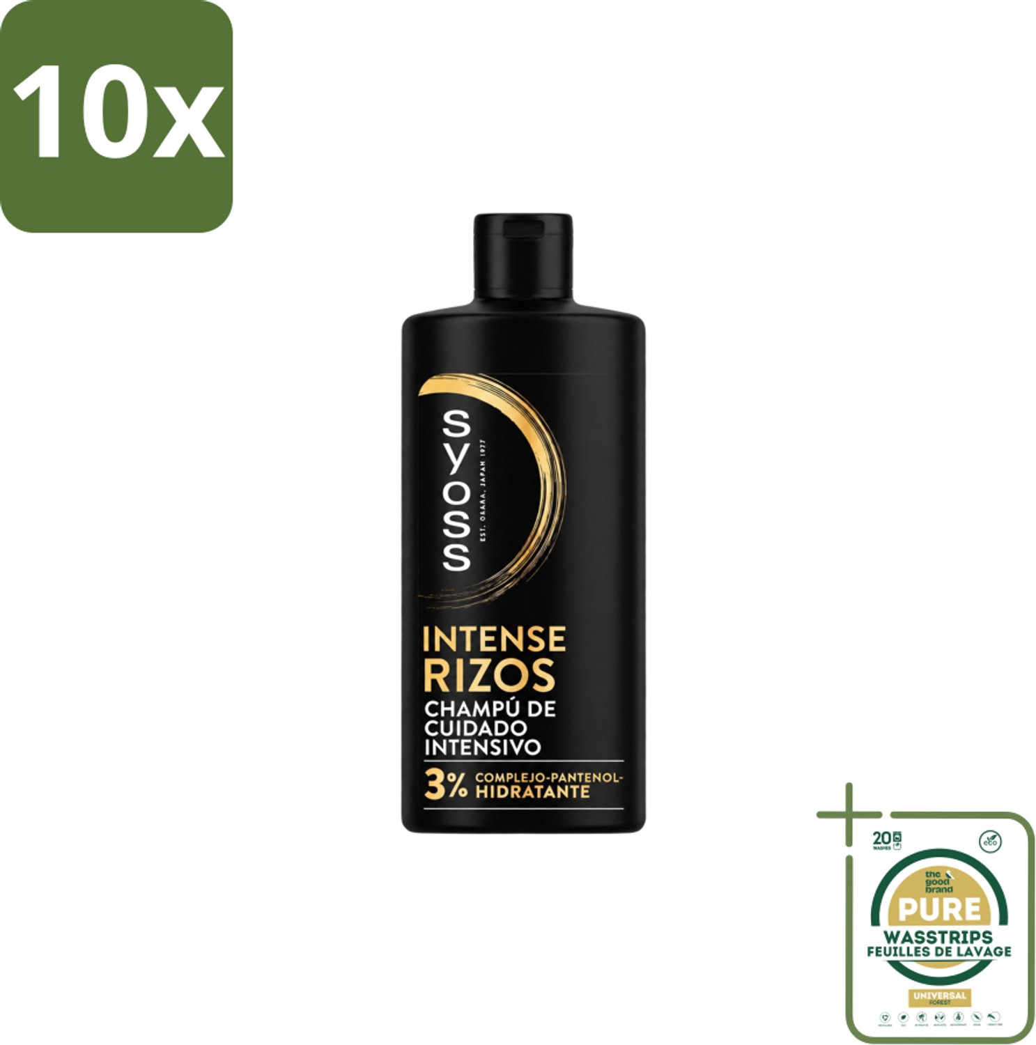 10 x Syoss – Shampoo – Intense Curls – 440 ml - Wasstrips - Krullend Haar Shampoo - Golvend Haar Shampoo - Krullen Definieer Shampoo - Pluisvrij Haar - Haar Verzorging