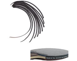 Zij-tape 10 Stuks - Rubber/Schuimrubber - Bescherming Peddelblad - Tafeltennis/Ping Pong - 45 cm x 1 cm - Duurzaam/Ademend - Peddelband