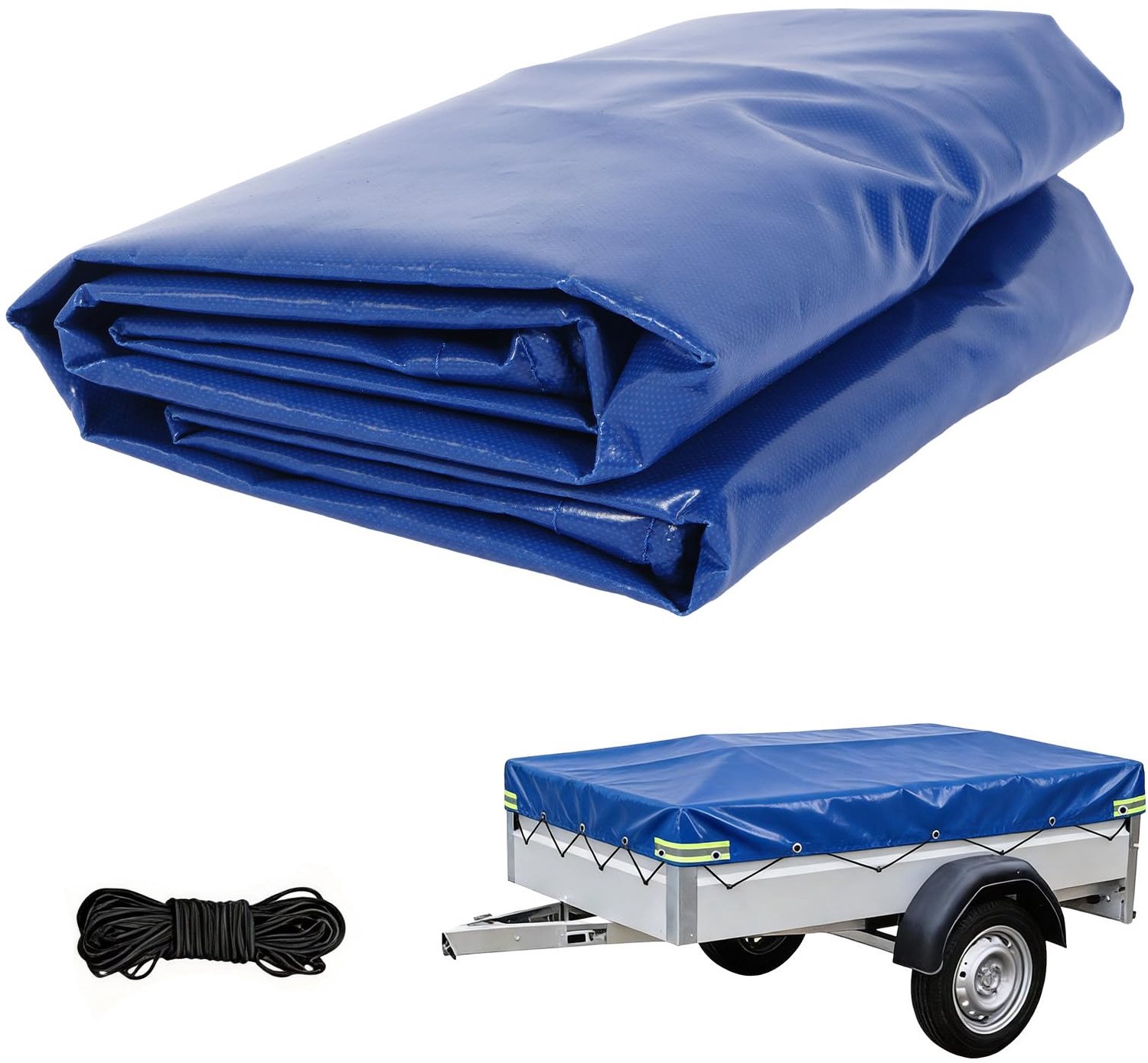 Professioneel PVC Aanhangwagenzeil, 140 x 115 cm, Waterproof en Scheurbestendig