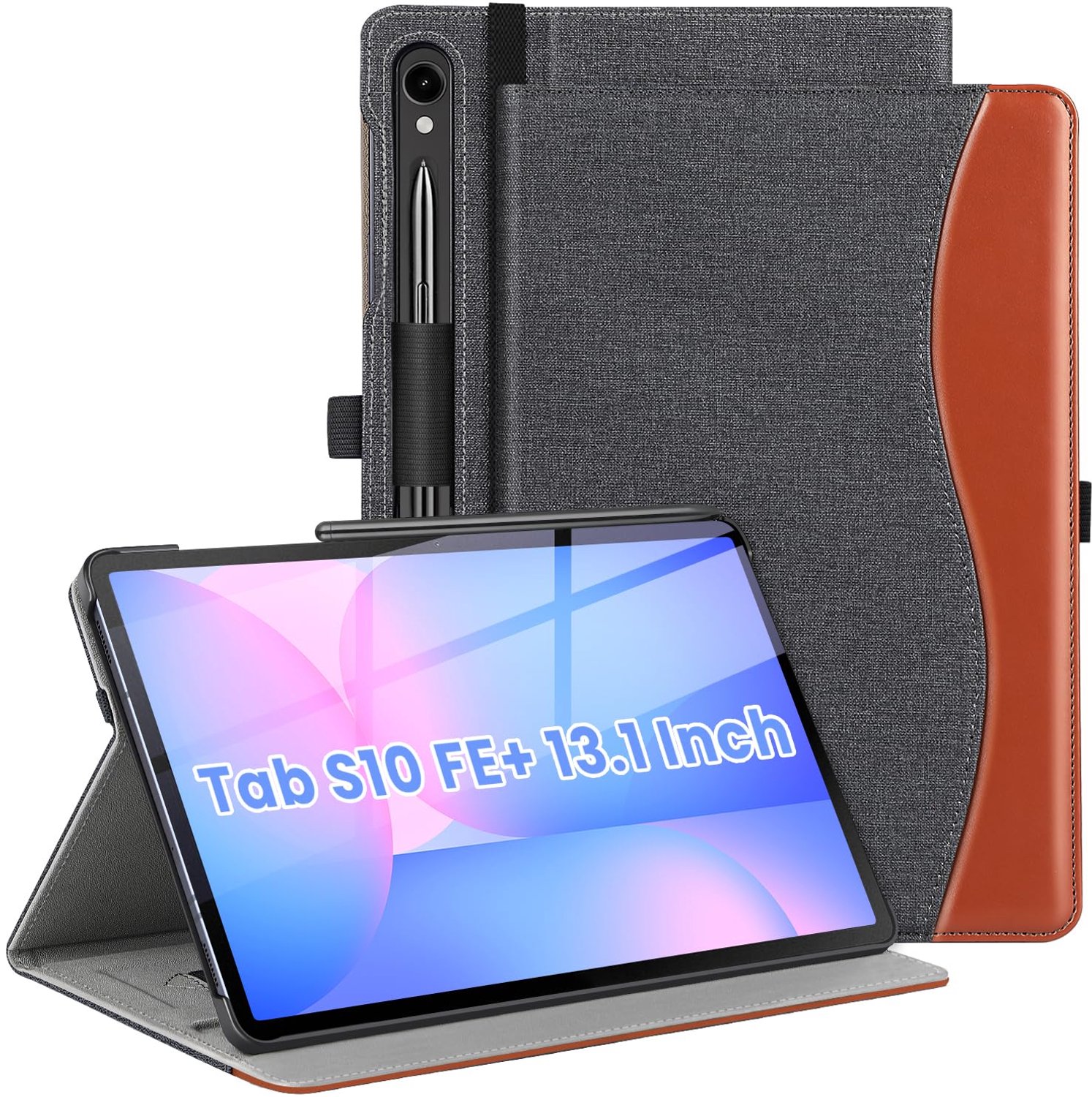 Slanke Canvas Hoes voor Samsung Galaxy Tab S10 FE Plus 10.9 Inch