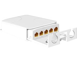 1 in 4 PoE+ externe expander 1000 Mbps