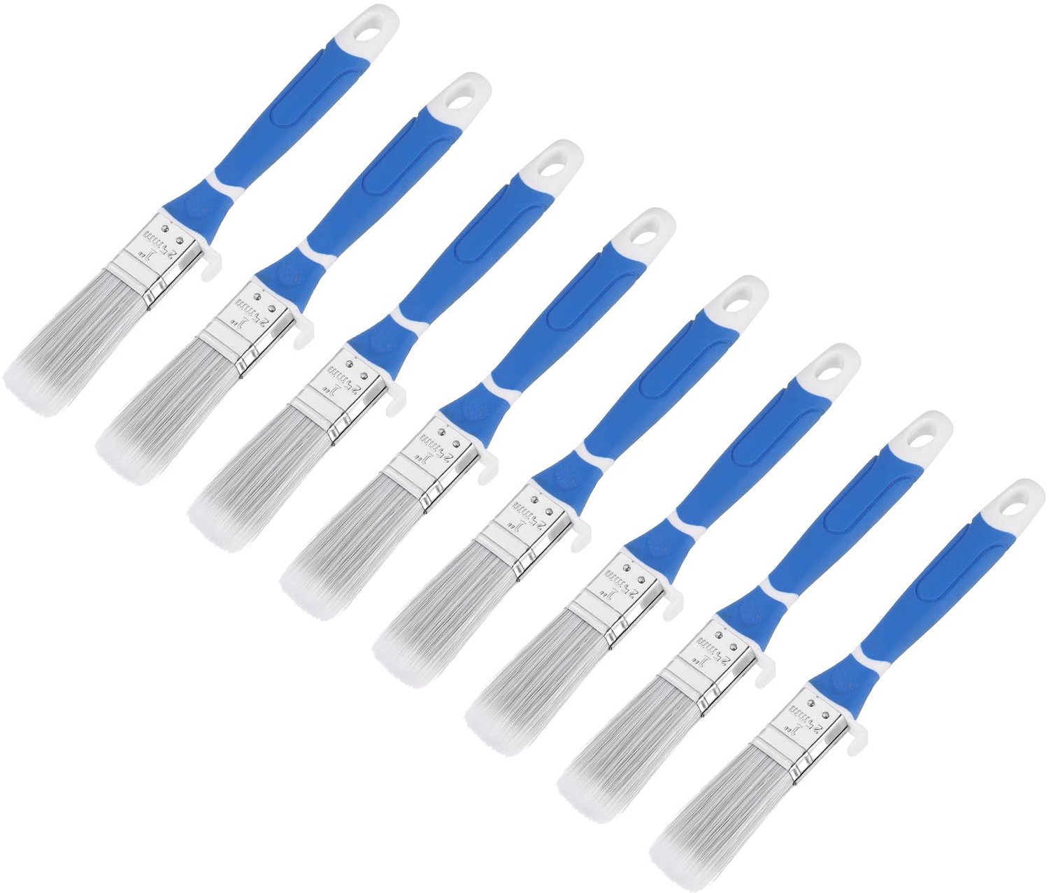 Set van 8 Verfkwasten met Synthetische Haren