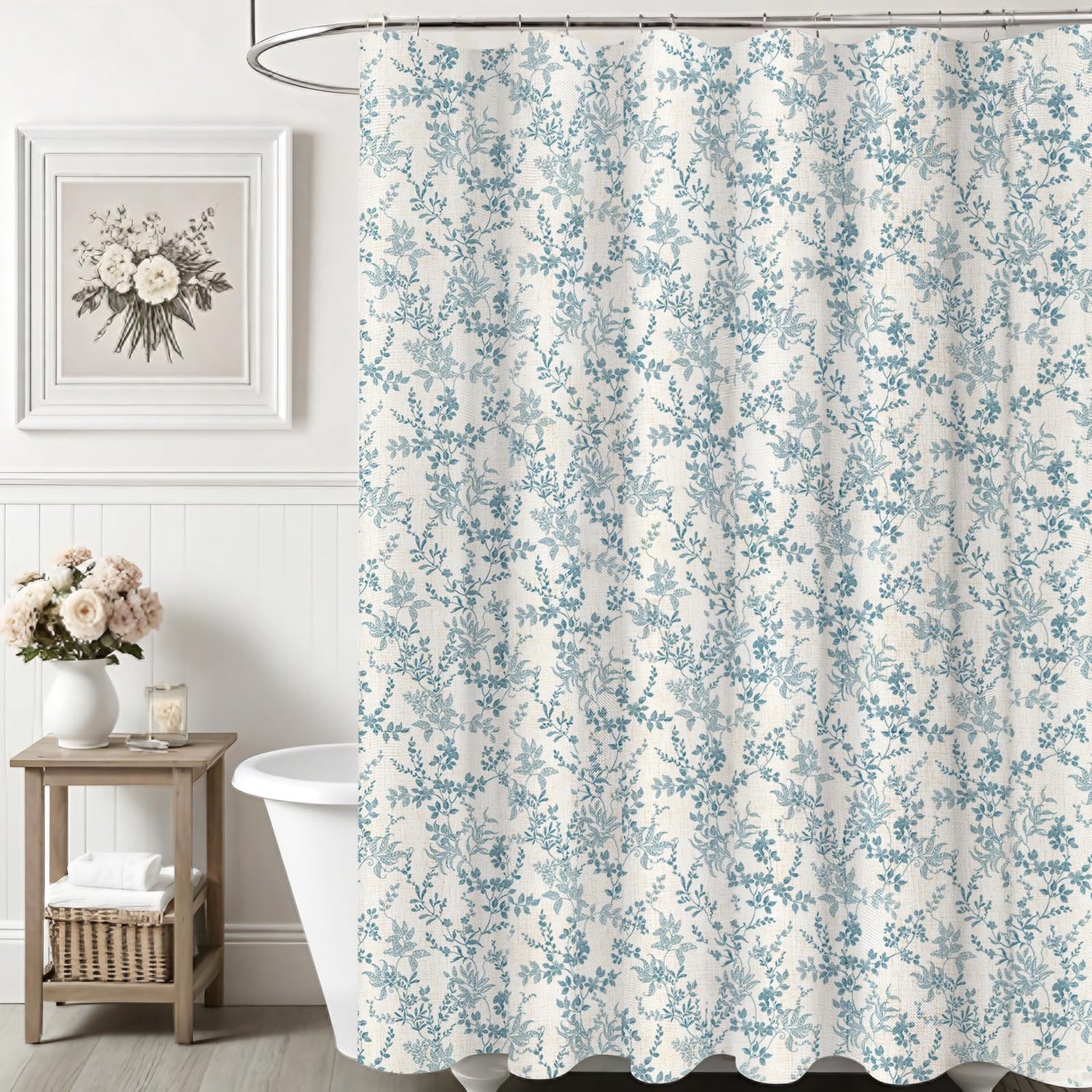 Exquise Bloemen Douchegordijn van Polyester