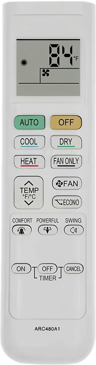 Vervangende Afstandsbediening voor Airconditioner - Geen Programmatie Vereist