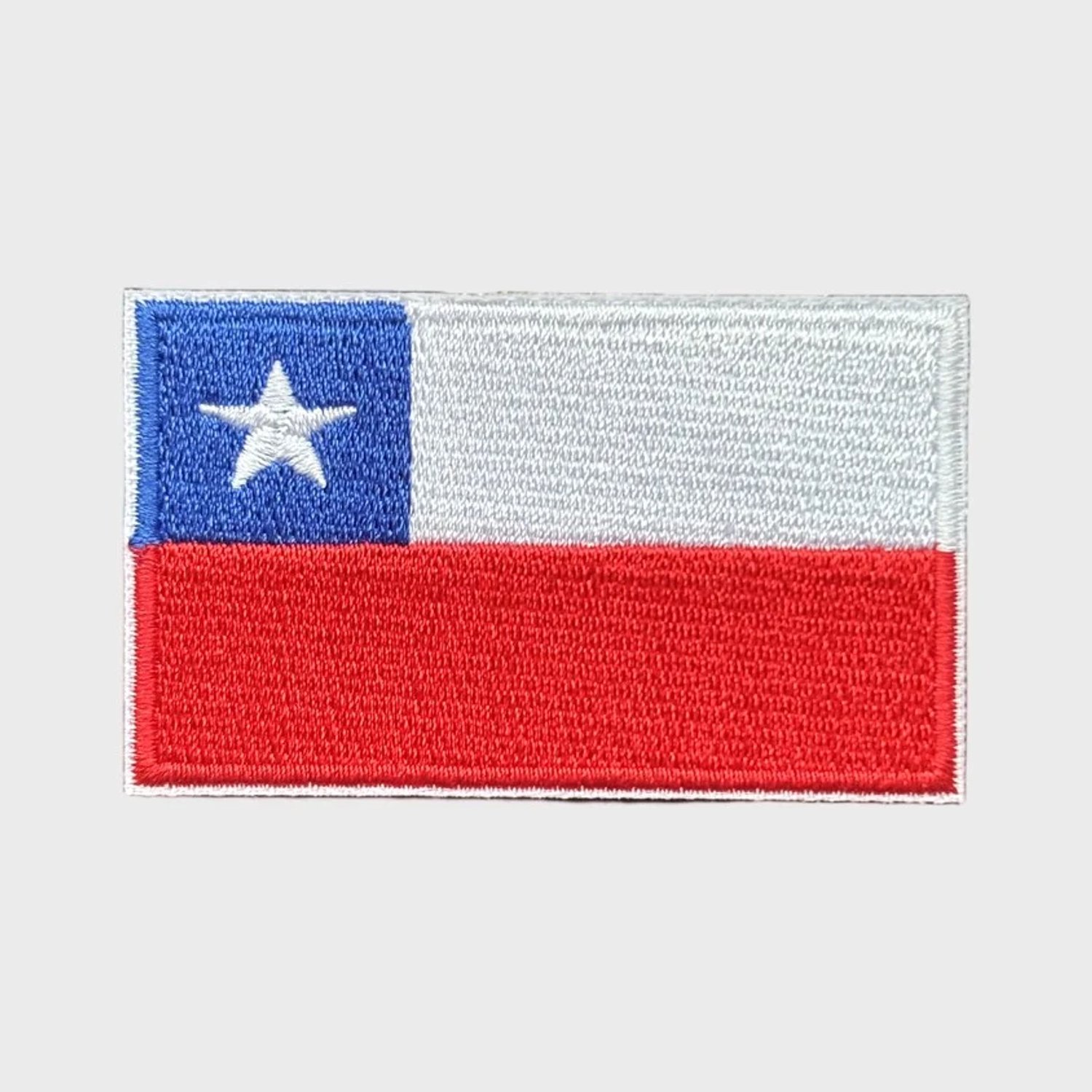 Patchy® – Chileense vlag Strijk Embleem Patch 6.5 x 4 cm