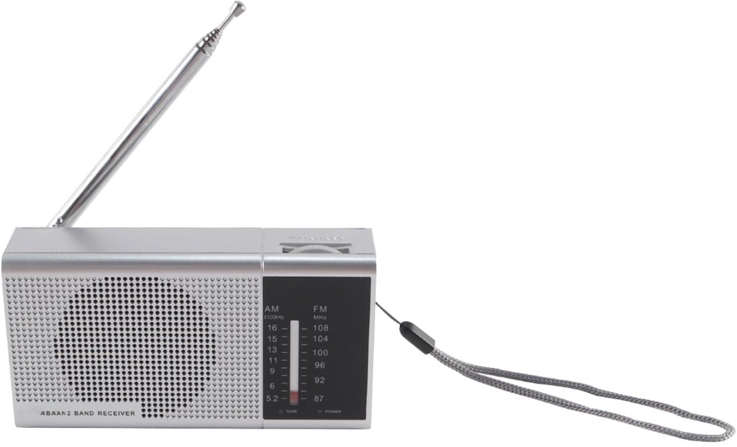 Draagbare Radio - Noodradio - AM/FM Ontvanger - Eenvoudig te Bedienen - Ideaal voor Senioren - Werkt op Batterijen