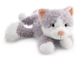 Pluche Kat Felli - Grijs, 30 cm