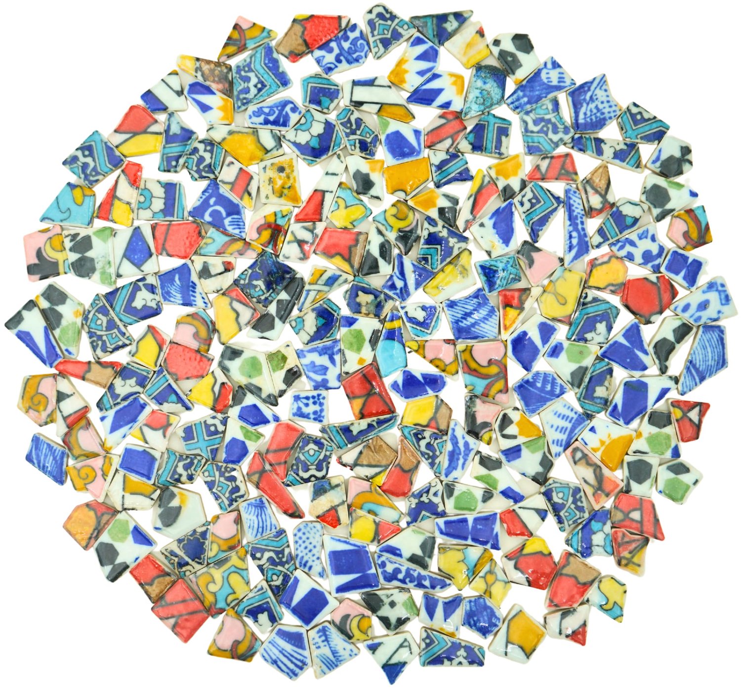DIY Porseleinen Mozaïektegels in Abstracte Vorm