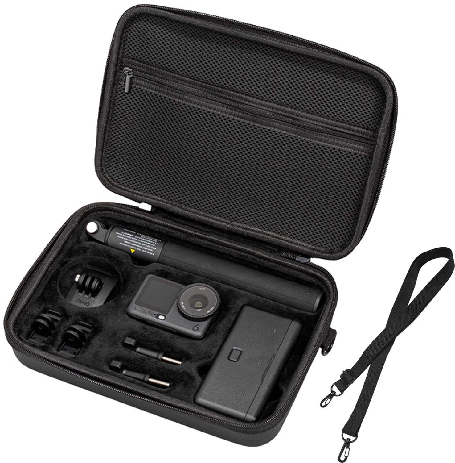 Draagtas voor DJI Osmo Action 6, Hardcase met Schouderriem
