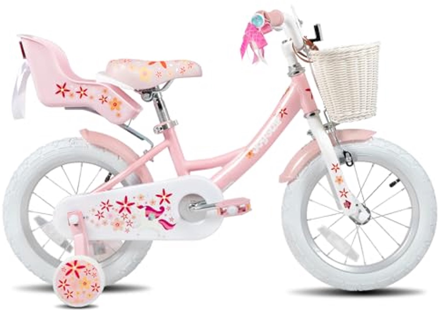 Kinderfiets met Poppenzitje - 12/14/18 Inch voor Meisjes