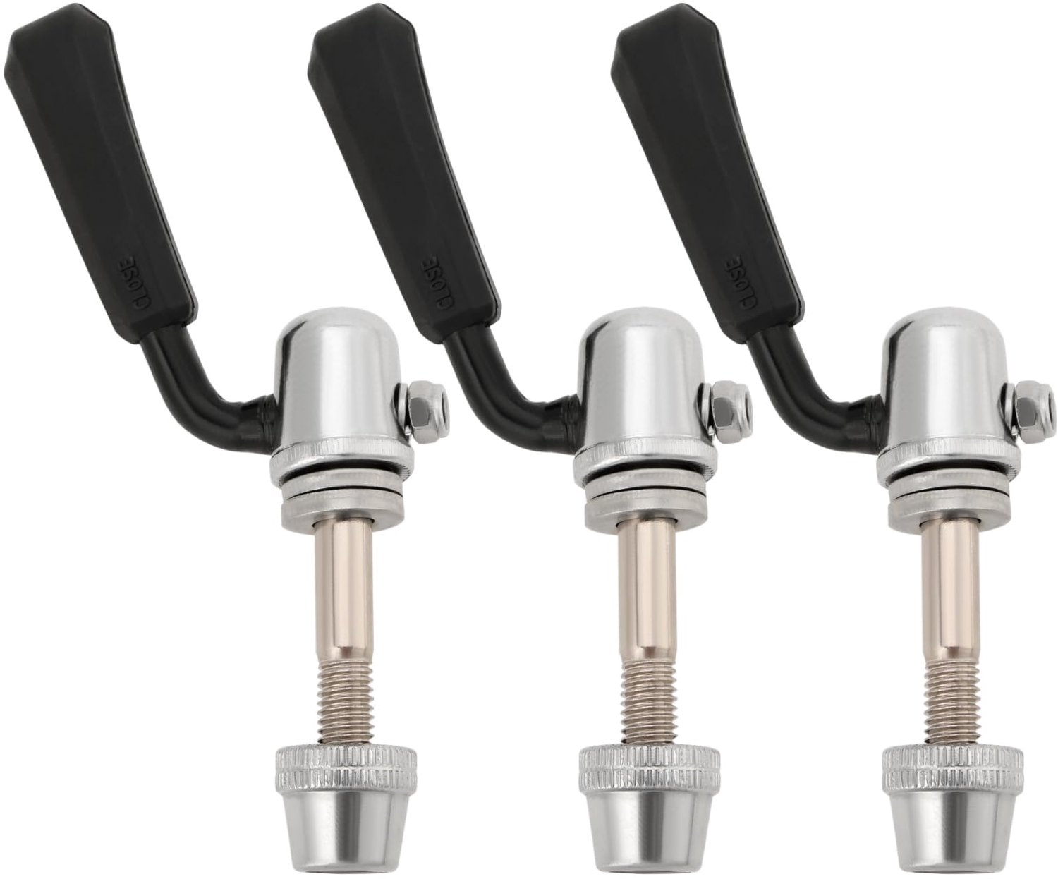 Zadelpenbout M8x1.25mm - Quick Release - Zadelpenklem - Zadelstrop - 55mm Boutlengte - Compatibel met Raleigh/Dawes - Zadelklem