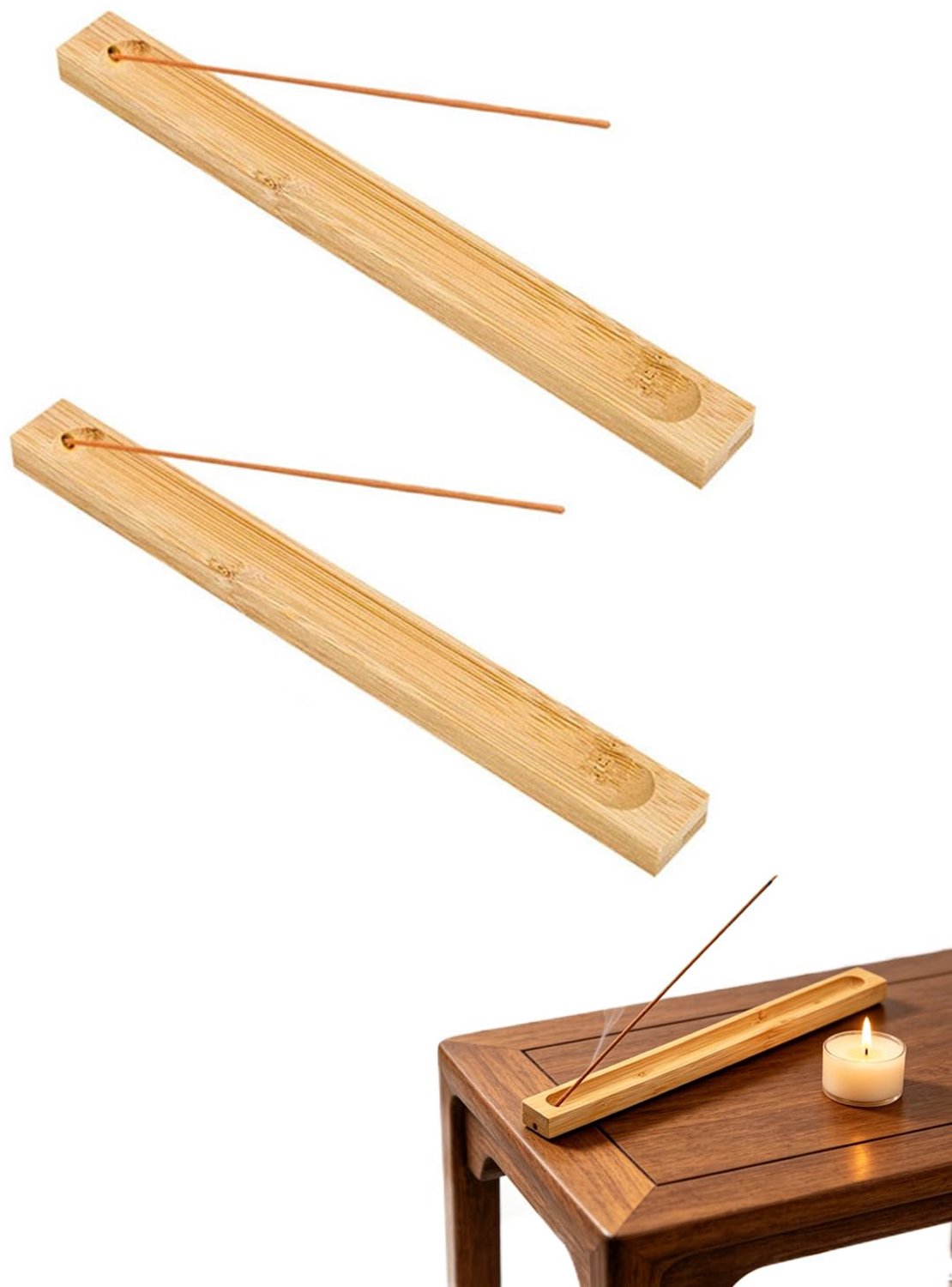 Wierookhouder met Asopvang voor Meditatie en Ontspanning