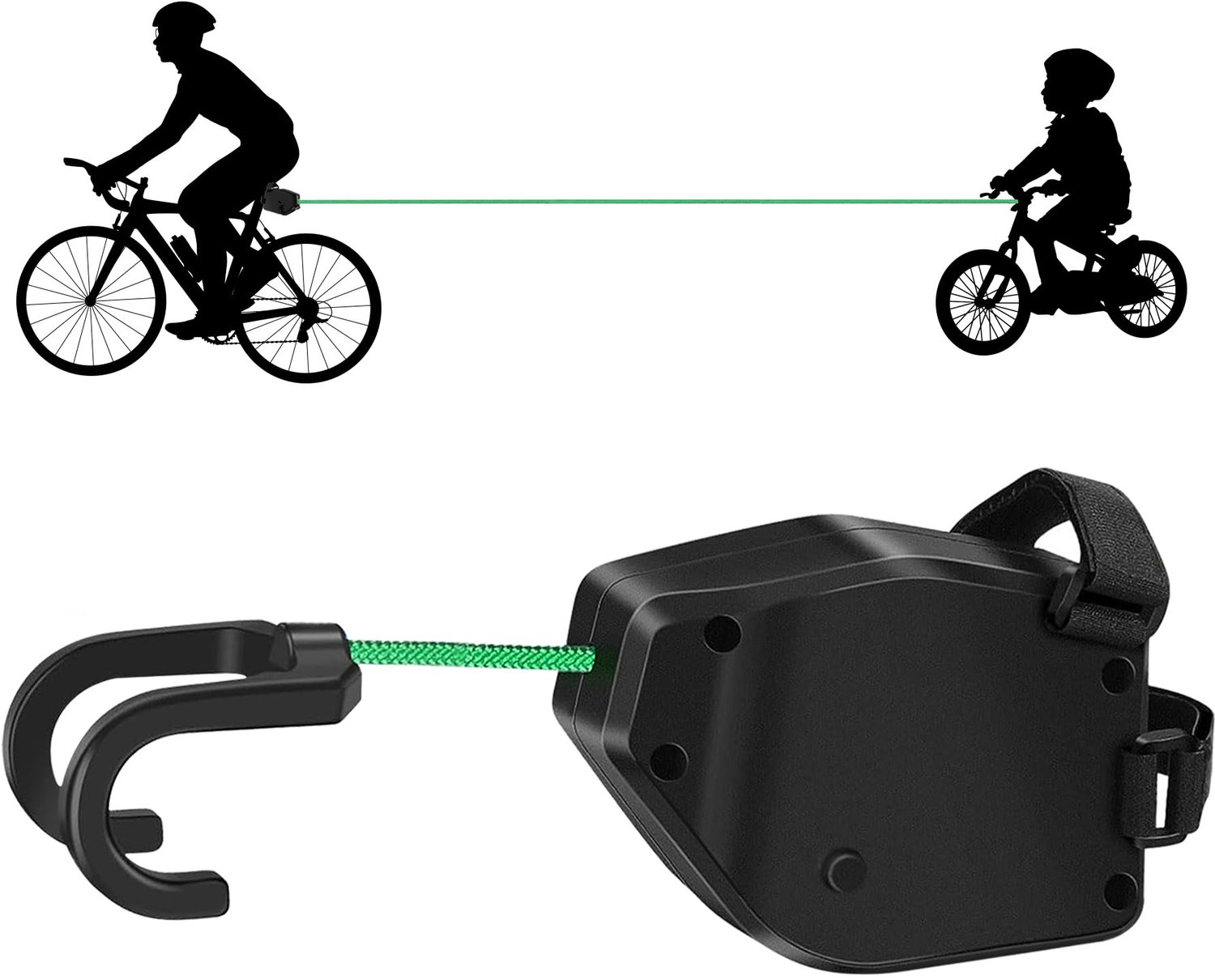 Fietstouw voor Kinderen met Intrekbaar Ontwerp