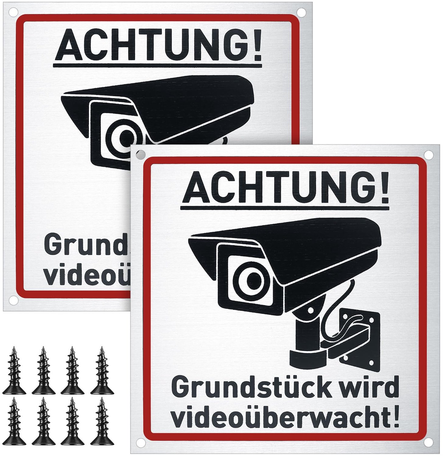 Waarschuwingsbord Videobewaking Aluminium voor Binnen en Buiten