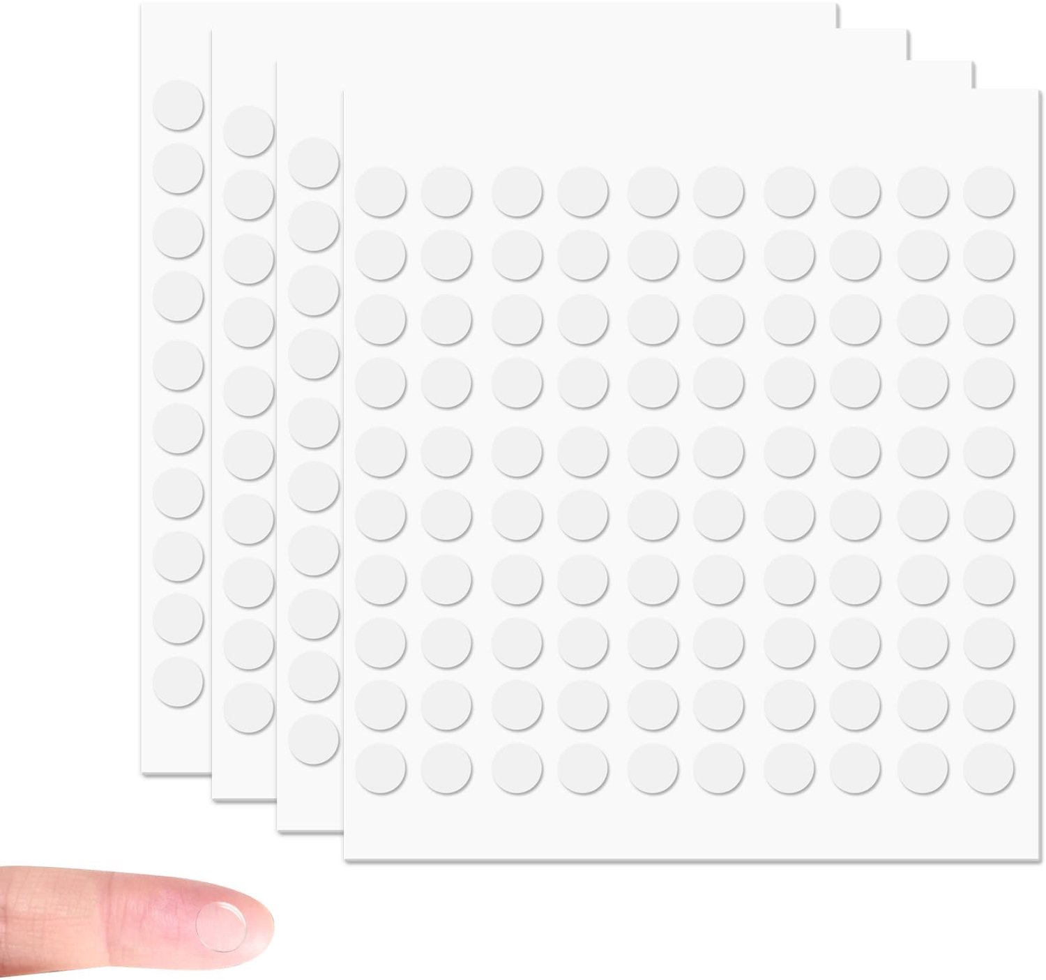 400 Stuks Dubbelzijdige Transparante Plakband