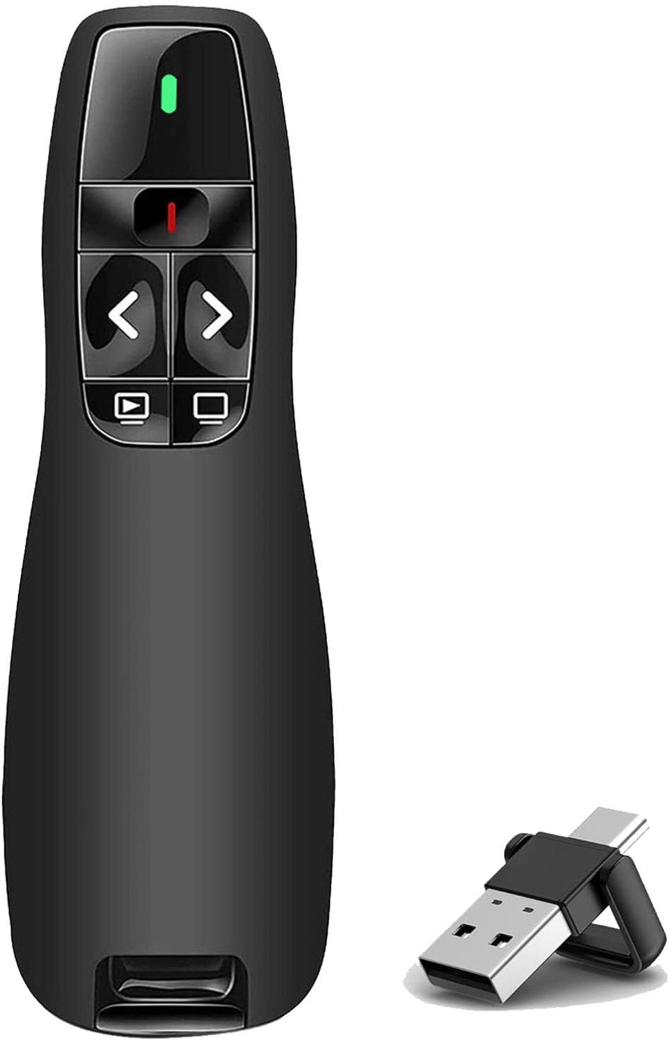 Draadloze Presenter Clicker voor PowerPoint - USB/Type-C 2-in-1 Afstandsbediening