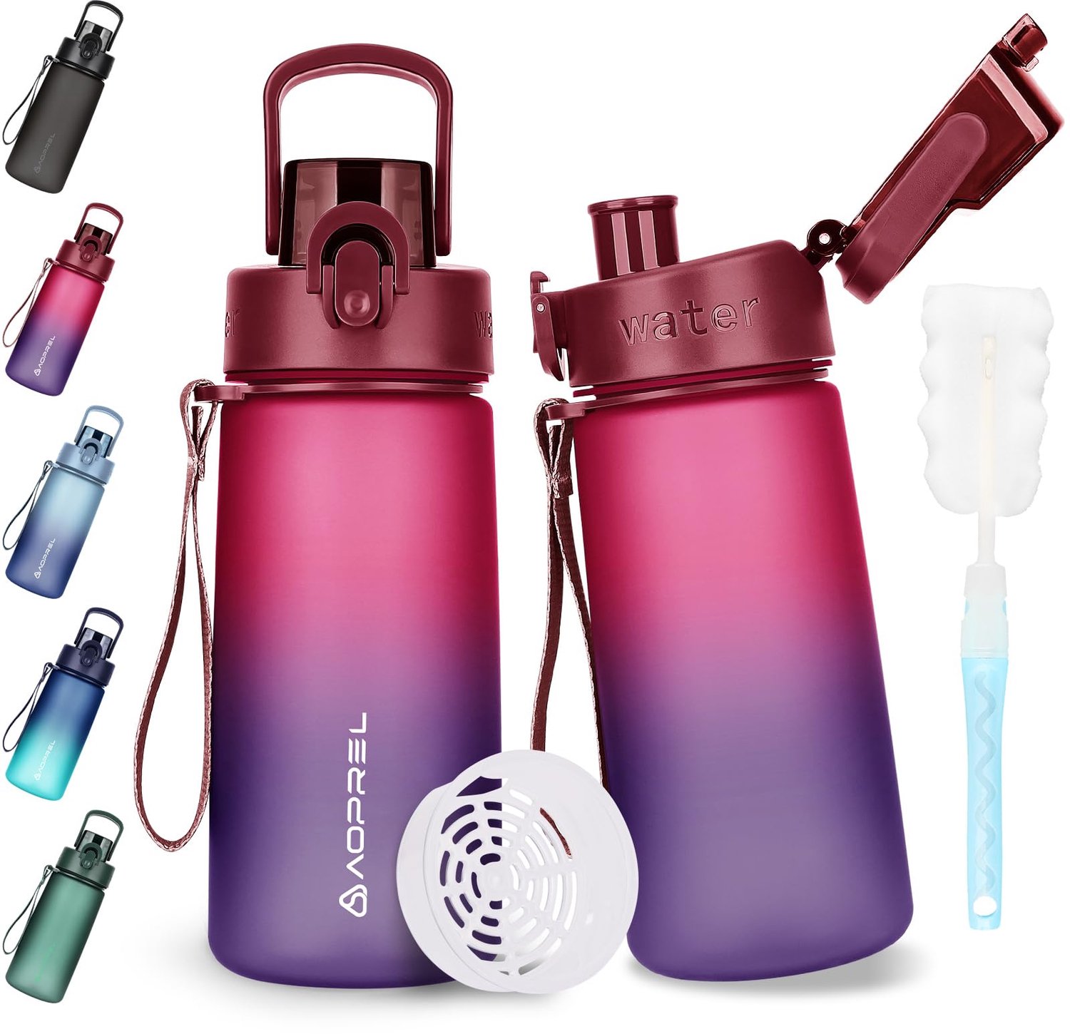 600 ml Sportdrinkfles, BPA-vrij en Lekvrij voor Actieve Lifestyle