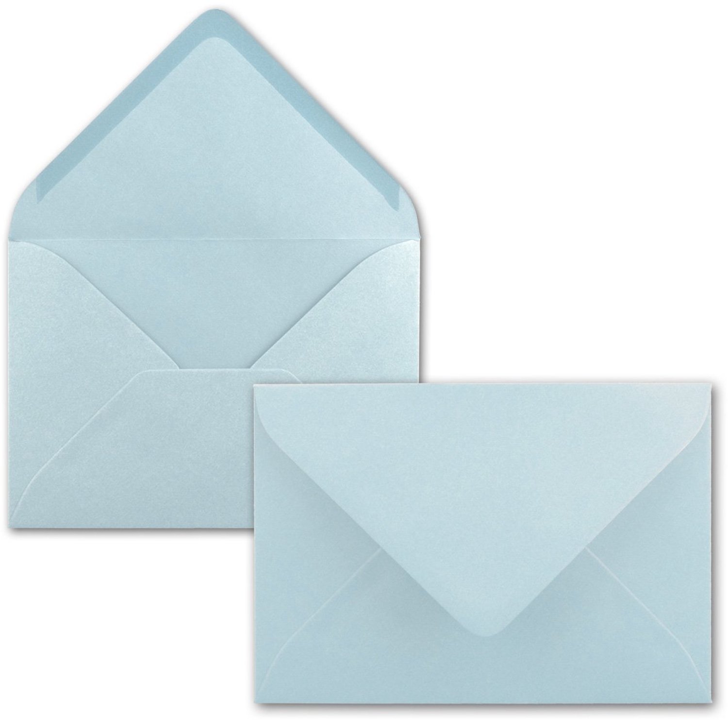 Enveloppen Set van 150 - Lichtblauw, Voor Trouwen, Kaarten en Uitnodigingen