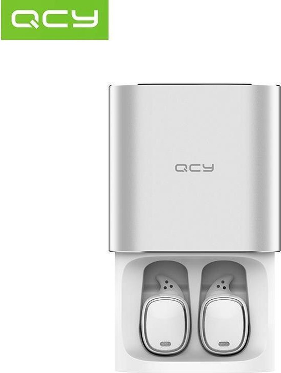 QCY T1 PRO Volledig draadloos In-Ear oordopjes (WIT)| | PRO Oplaadcase | Touch Sense | Bluetooth 5.0 | Meer dan 35 uur gebruik (met oplaadcase) | 3D Stereo Geluid | Dual Microfoon | Beide oordopjes onafhankelijk te koppelen