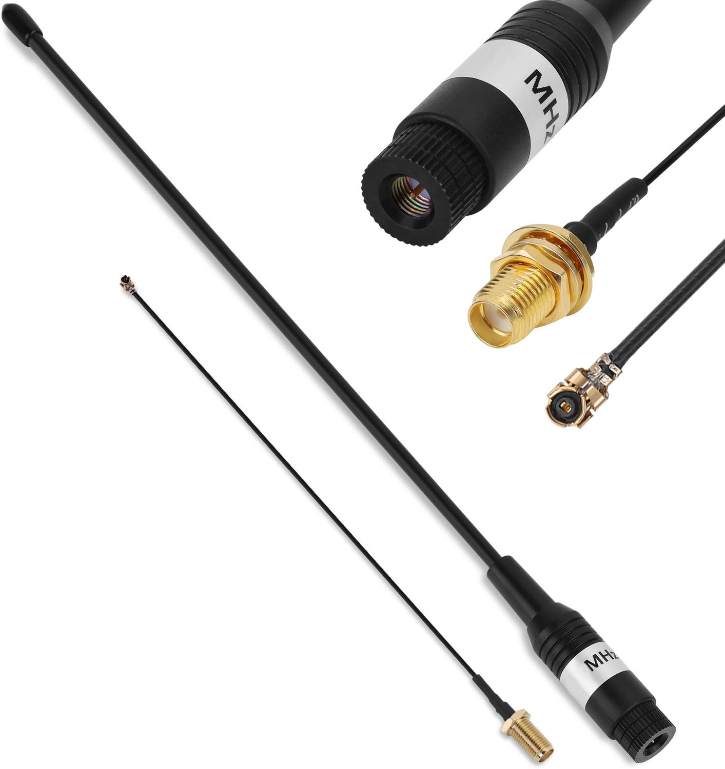 LoRa Antenne 868MHz 10dBi met SMA Male Connector en IPEX Extension Kabel
