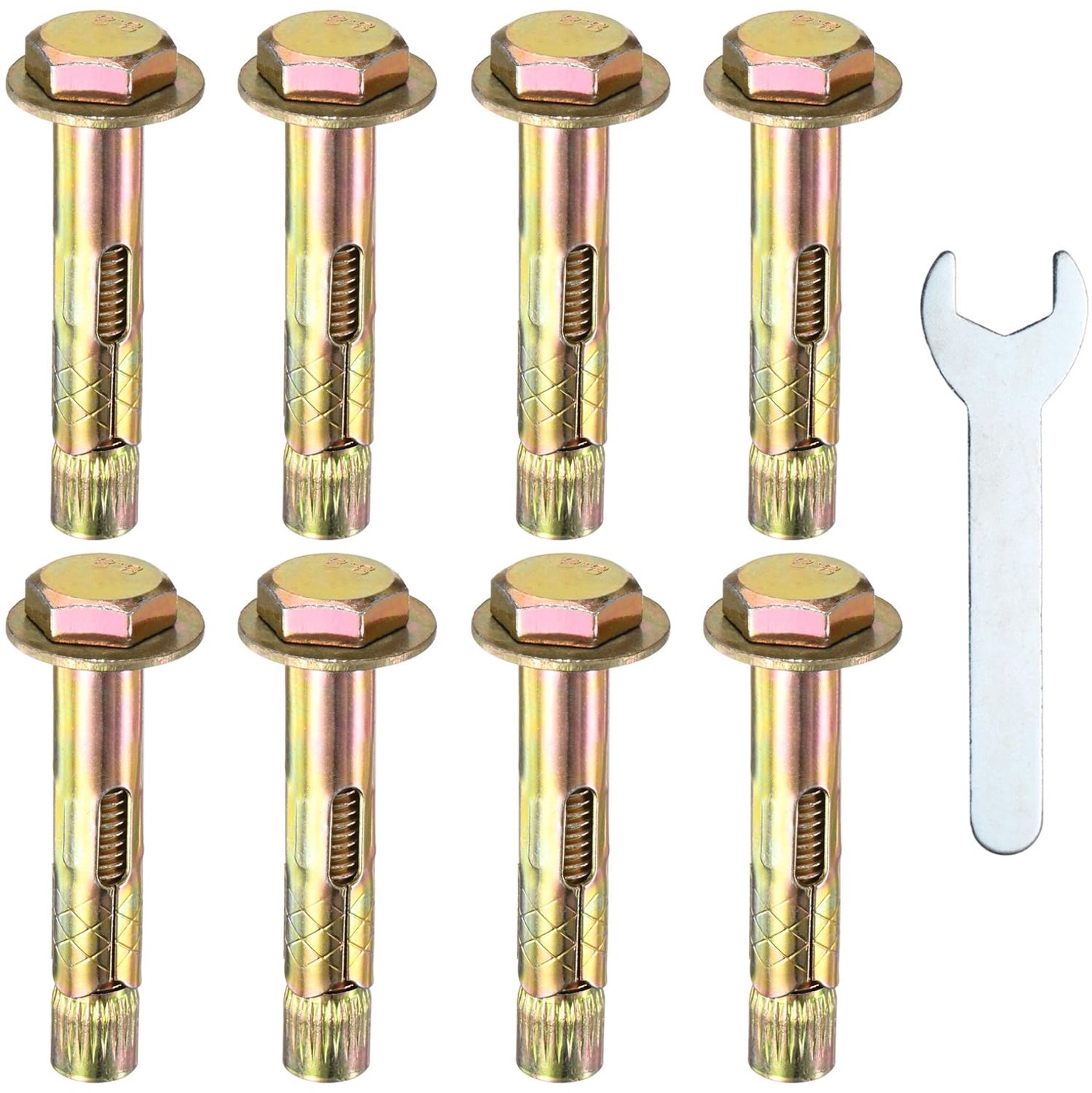 Zeshoekige Expansiebouten M10 x 60 mm, Set van 8