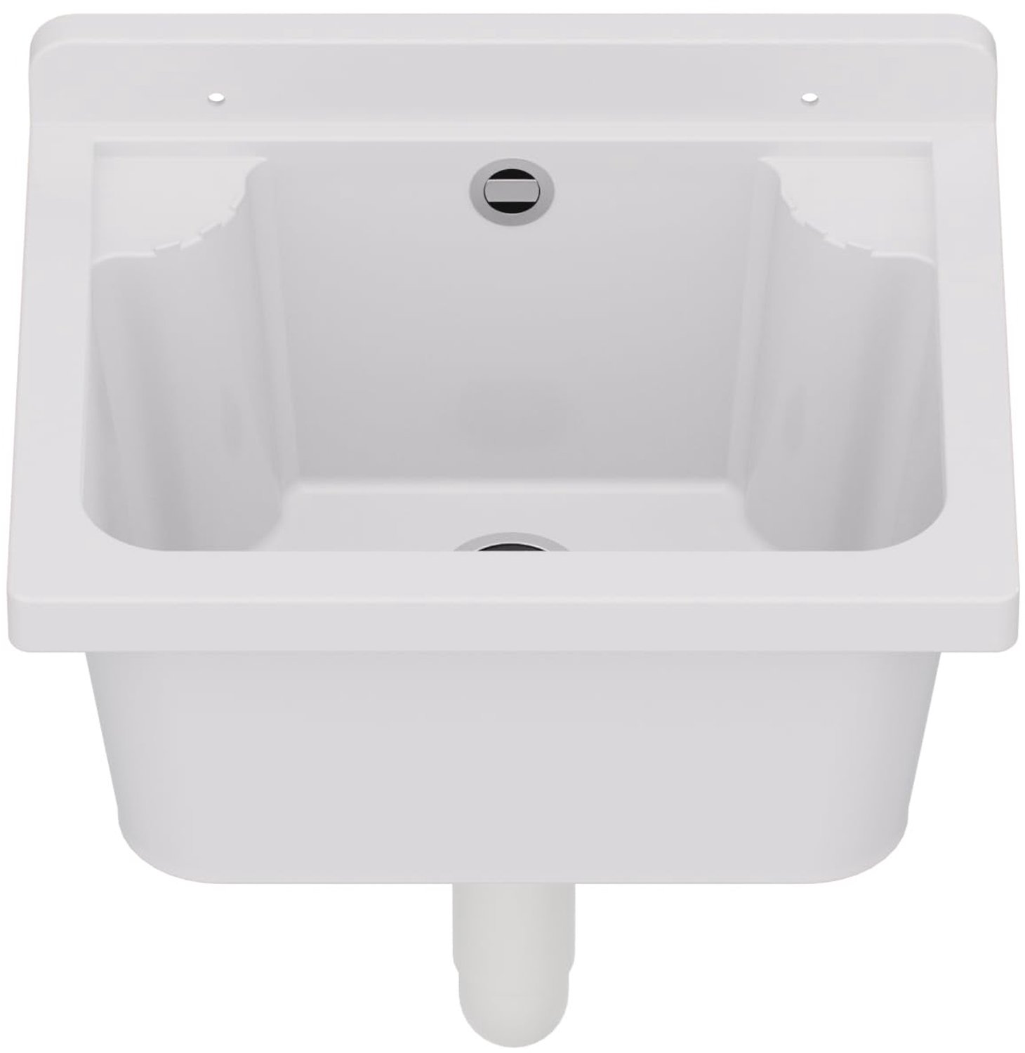 Buiten- en Keukensink - Wit - 42,4 x 34,3 cm