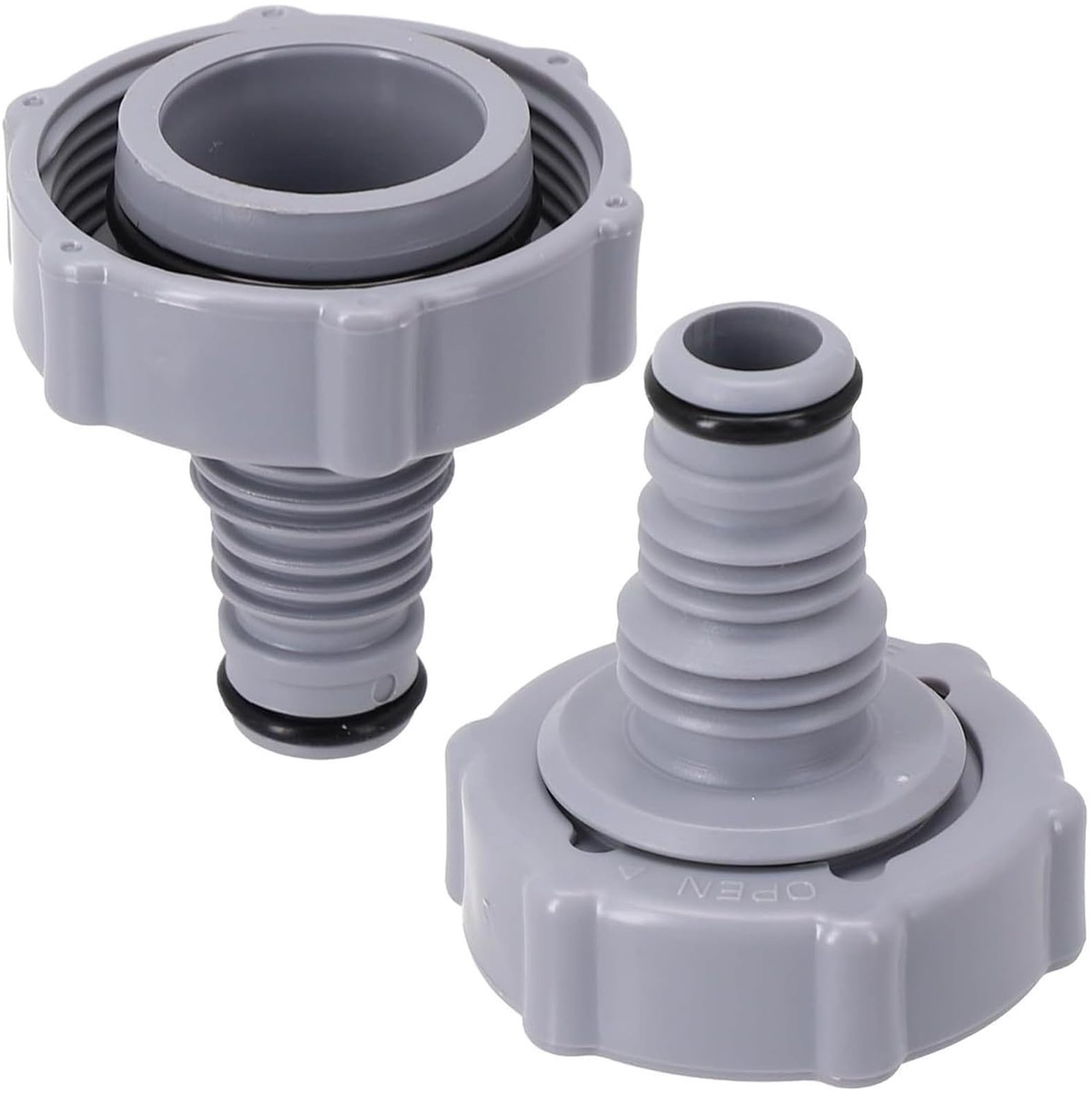 Set van 2 Afvoerklep Adapters voor Zwembaden