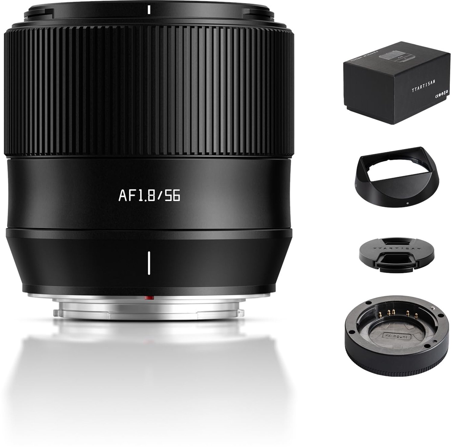 Objectief 56 mm f/1.8 - Autofocus - Prime Lens - APS-C 84 mm - Stille STM-motor - Perfect voor portretfotografie