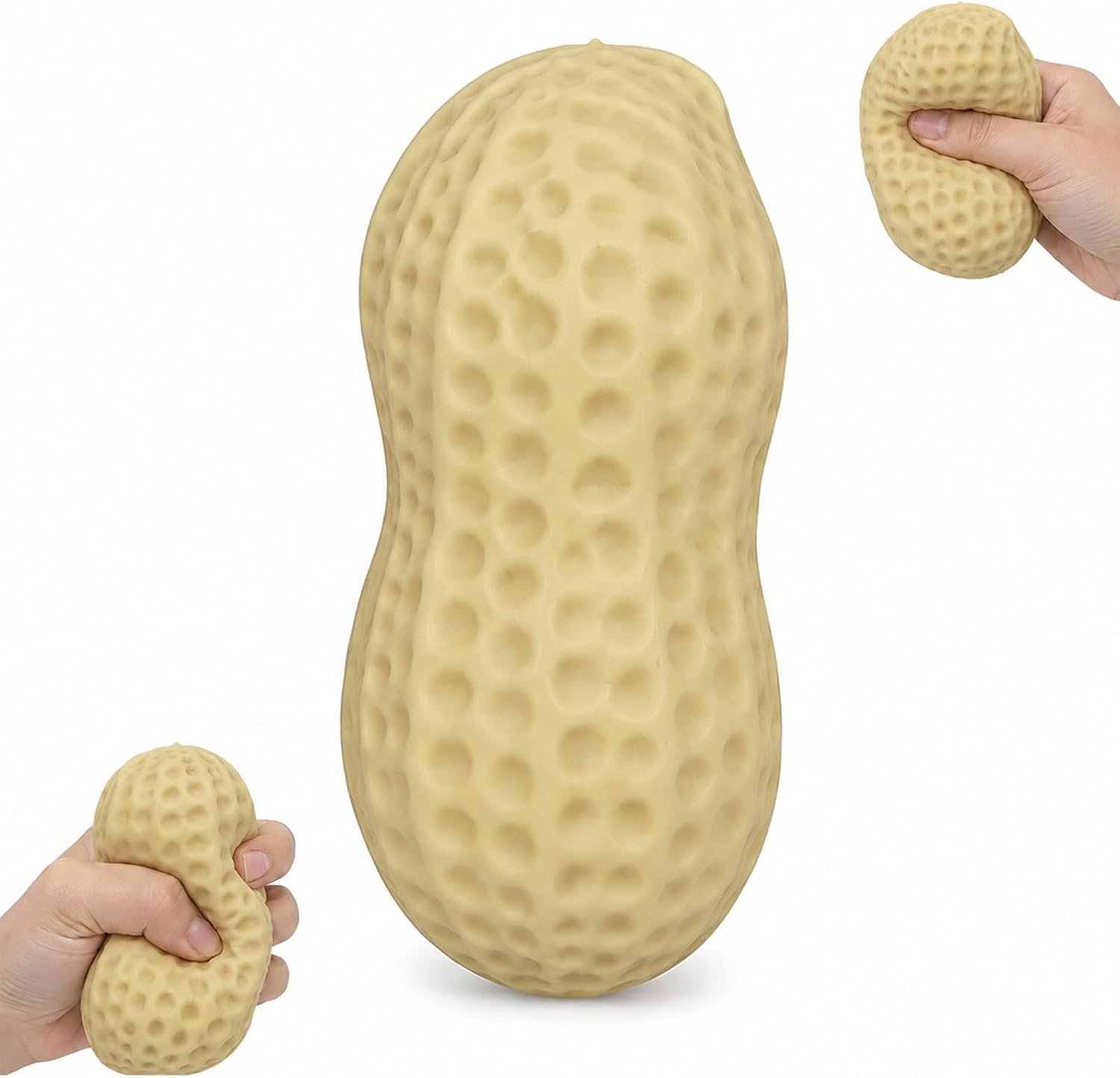1 stuk pinda's squishy, peanut anti-stress bal voor volwassenen (E)