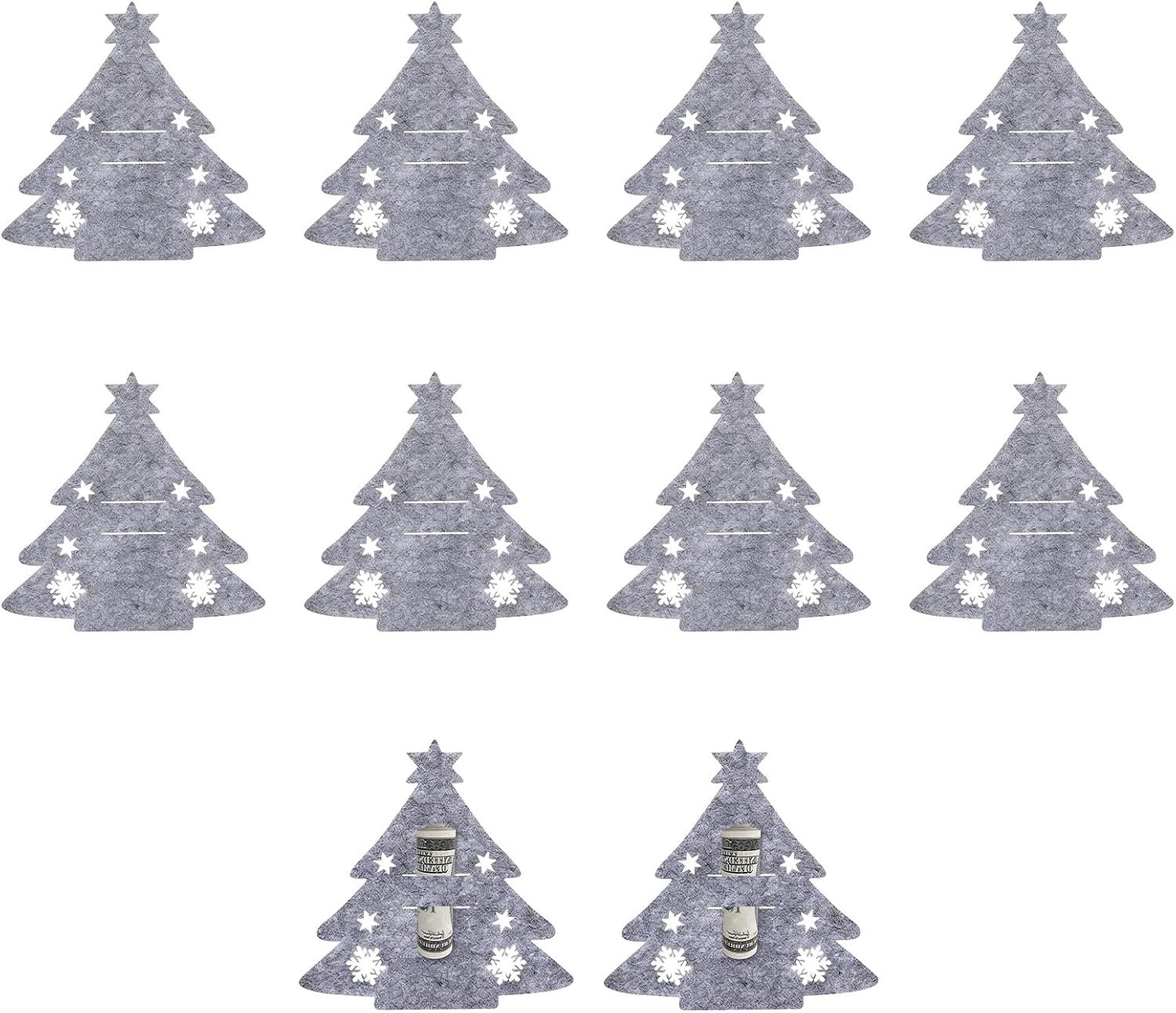 10 kerstboom, geldgeschenken, Kerstmis, verpakking, geld, Kerstmis
