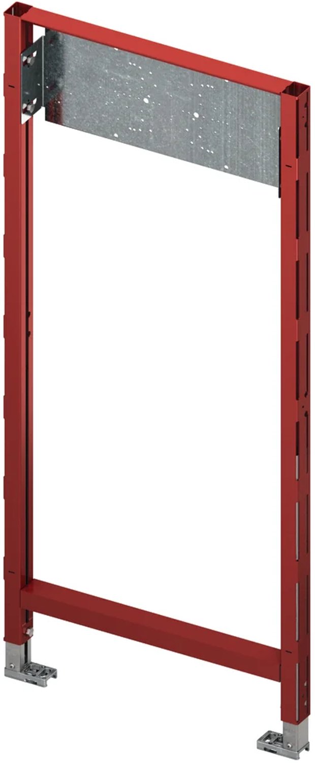 TECEprofil bad-/douchemodule met verstelbare traverse voor inbouw- en opbouwkranen, bouwhoogte 1120 mm, 9340002