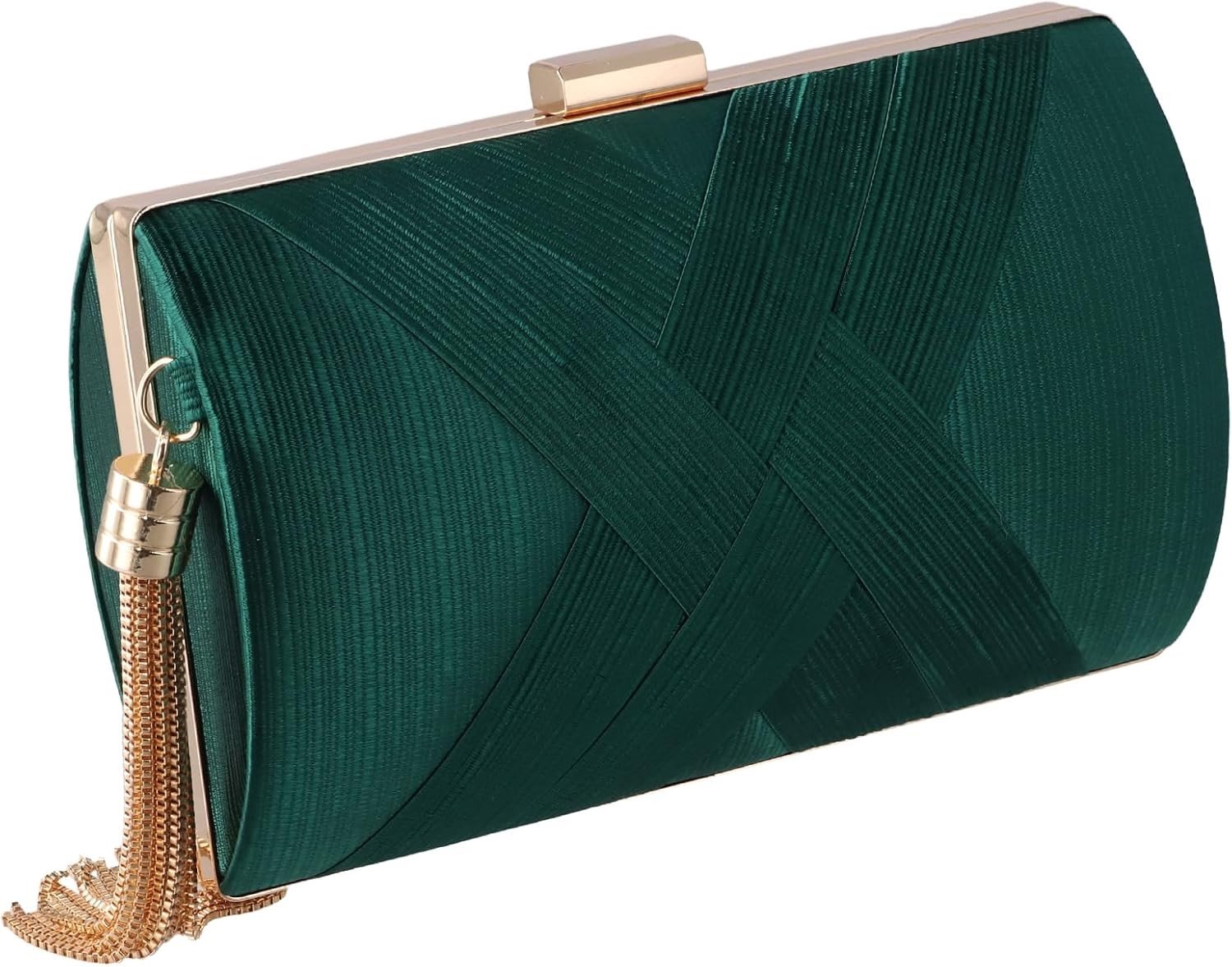 Elegante Avondhandtas voor Dames met Franje en Kwastjes van Satijn, Perfect voor Bruiloften, Feesten en Cocktailbijeenkomsten