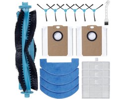 18 accessoireset voor Ultenic D10, Proscenic Q8, Trouver E10 / E20 Pro / E20 Plus, Mova E10 / E20, voor Mamibot EXVAC700 Pioneer, voor Lubluelu L15 stofzuiger robot onderdelen