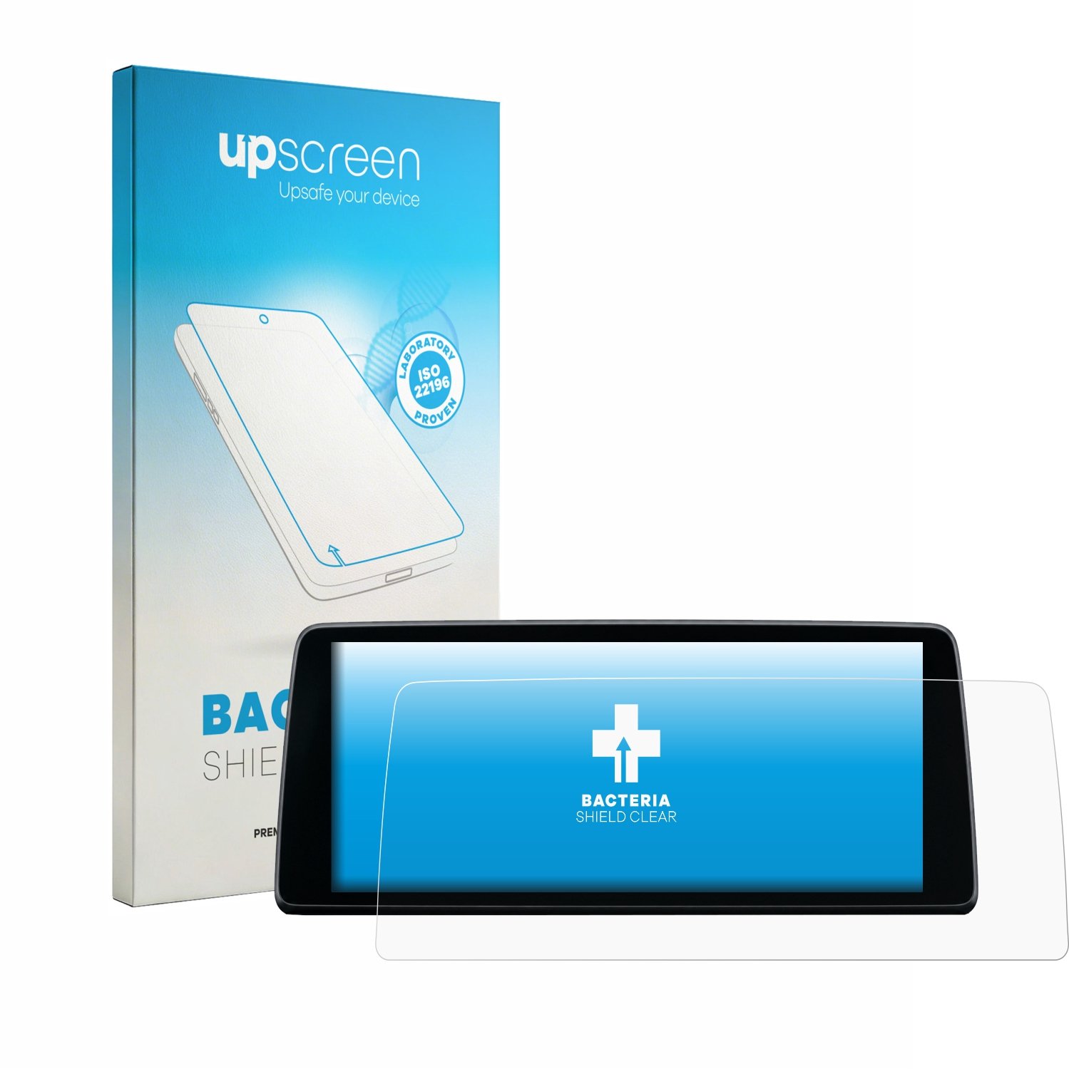 upscreen - Screenprotector voor BMW 5 G31 LCI 2021 10.25" - Folie Beschermfolie transparant antibacterieel