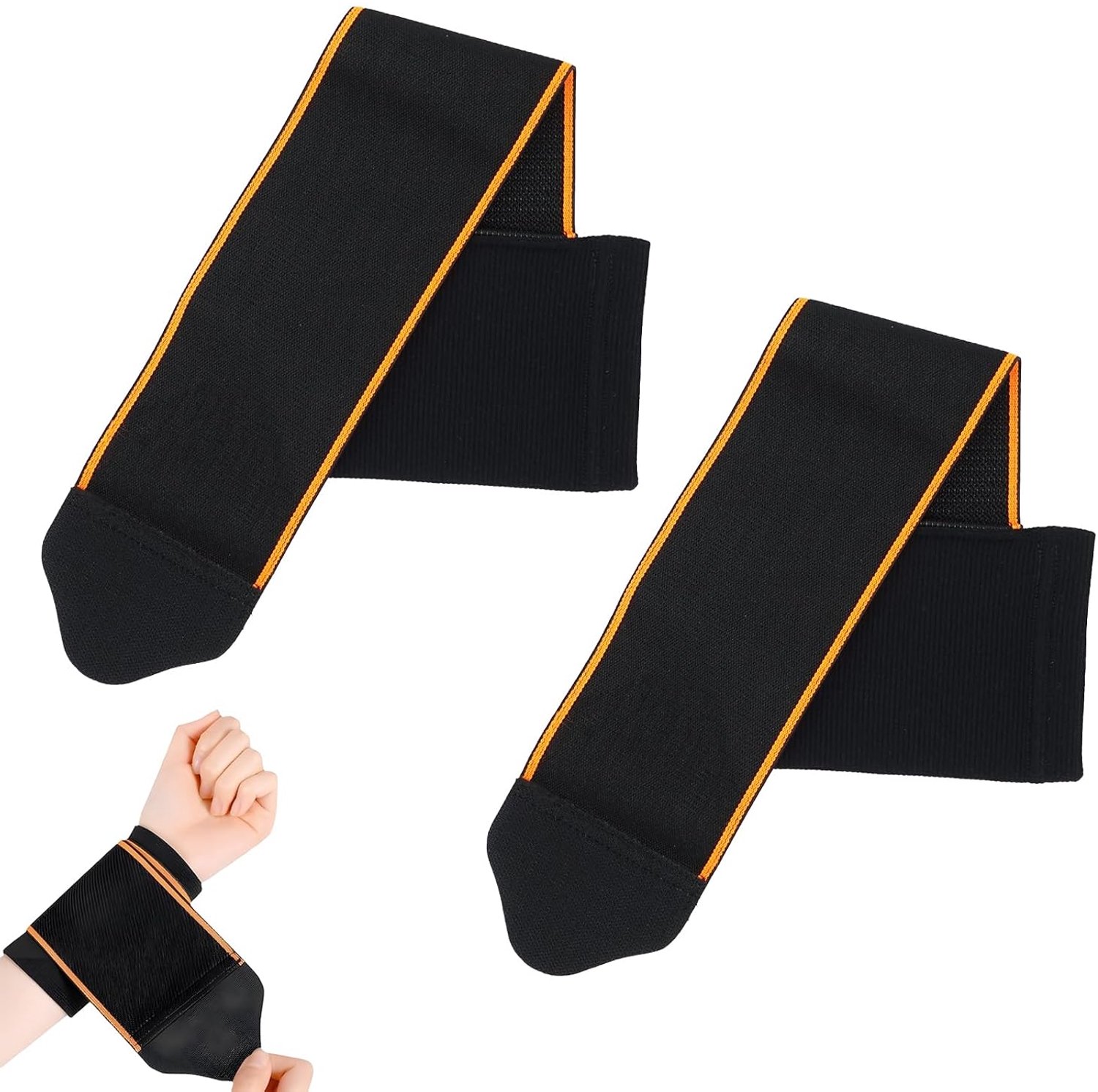 Polsbandage voor mannen en vrouwen, verstelbare handmanchet voor links en rechts, polsbeschermer tegen peesontsteking, polssteun, peesschedeontsteking, bandage voor sport, fitness