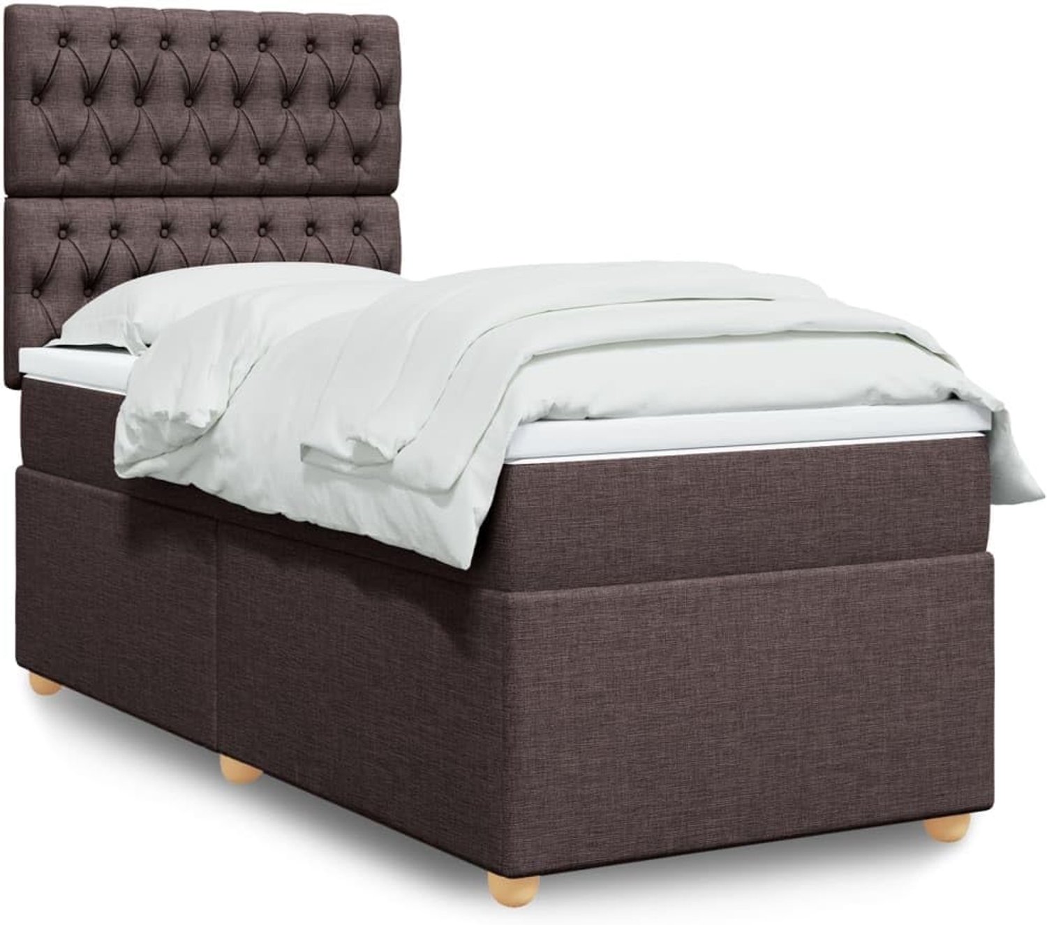 Pocketveringmatras 100x200 Donkerbruin