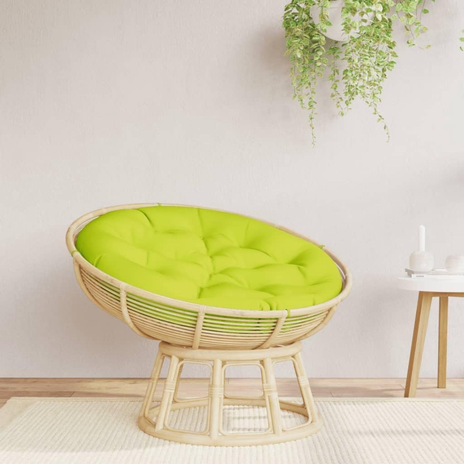 Tuinkussen, diameter 100 x 11 cm, met antislip koorden van Oxford-weefsel, zachte holle vezelvulling voor zitcomfort, waterafstotend en ademend, voor buiten