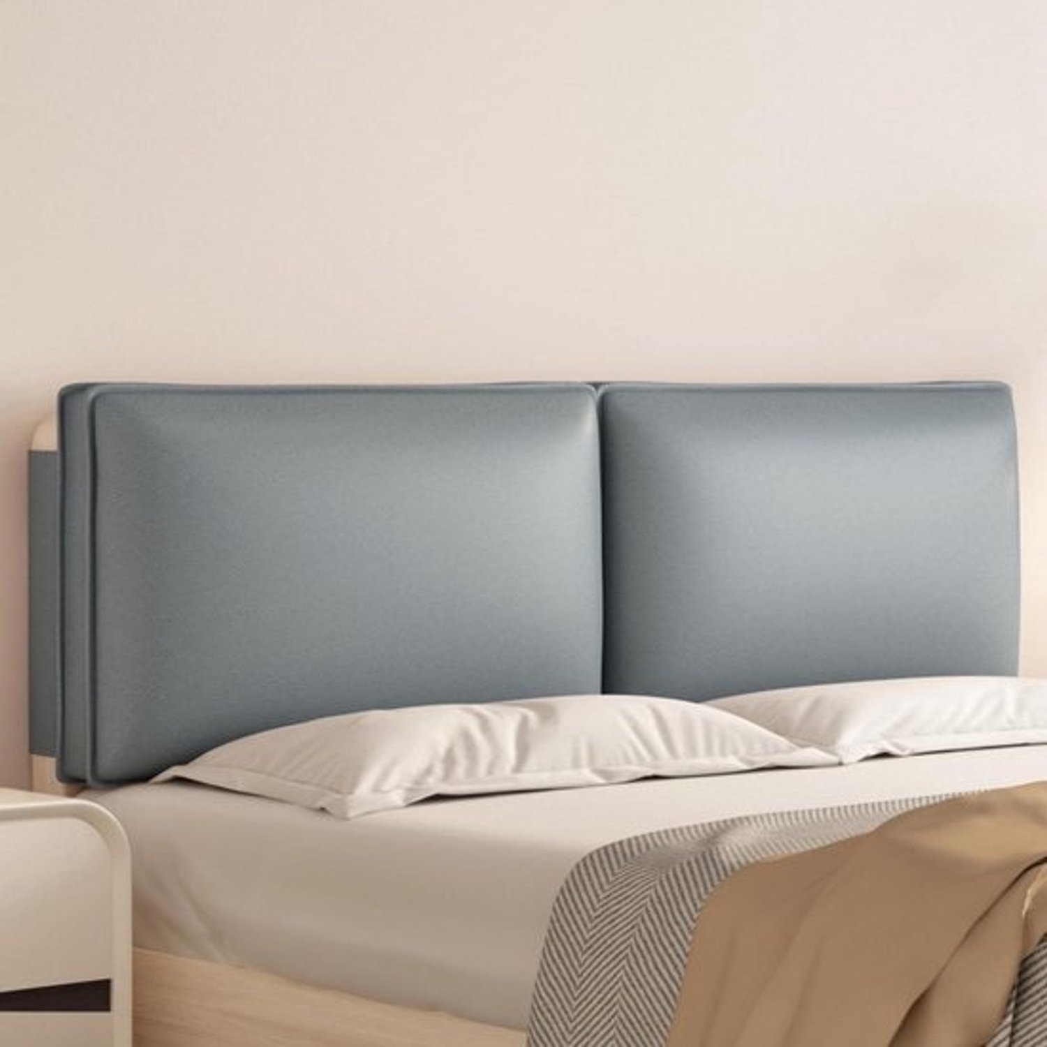 Hoofdbordkussen - Wigkussen voor bed - Comfort bij ontspannen - Verstelbare bandjes - Extra groot - Zwart