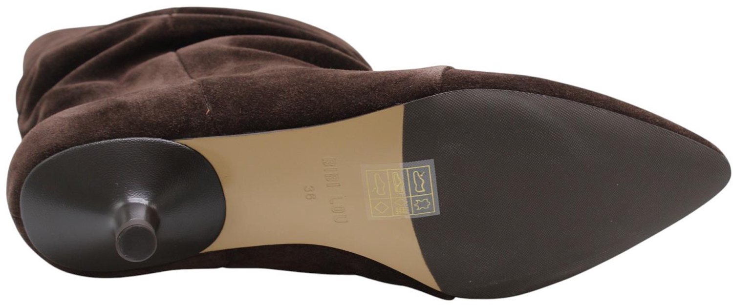 Bibi Lou Drape Booties 40 Dark Brown