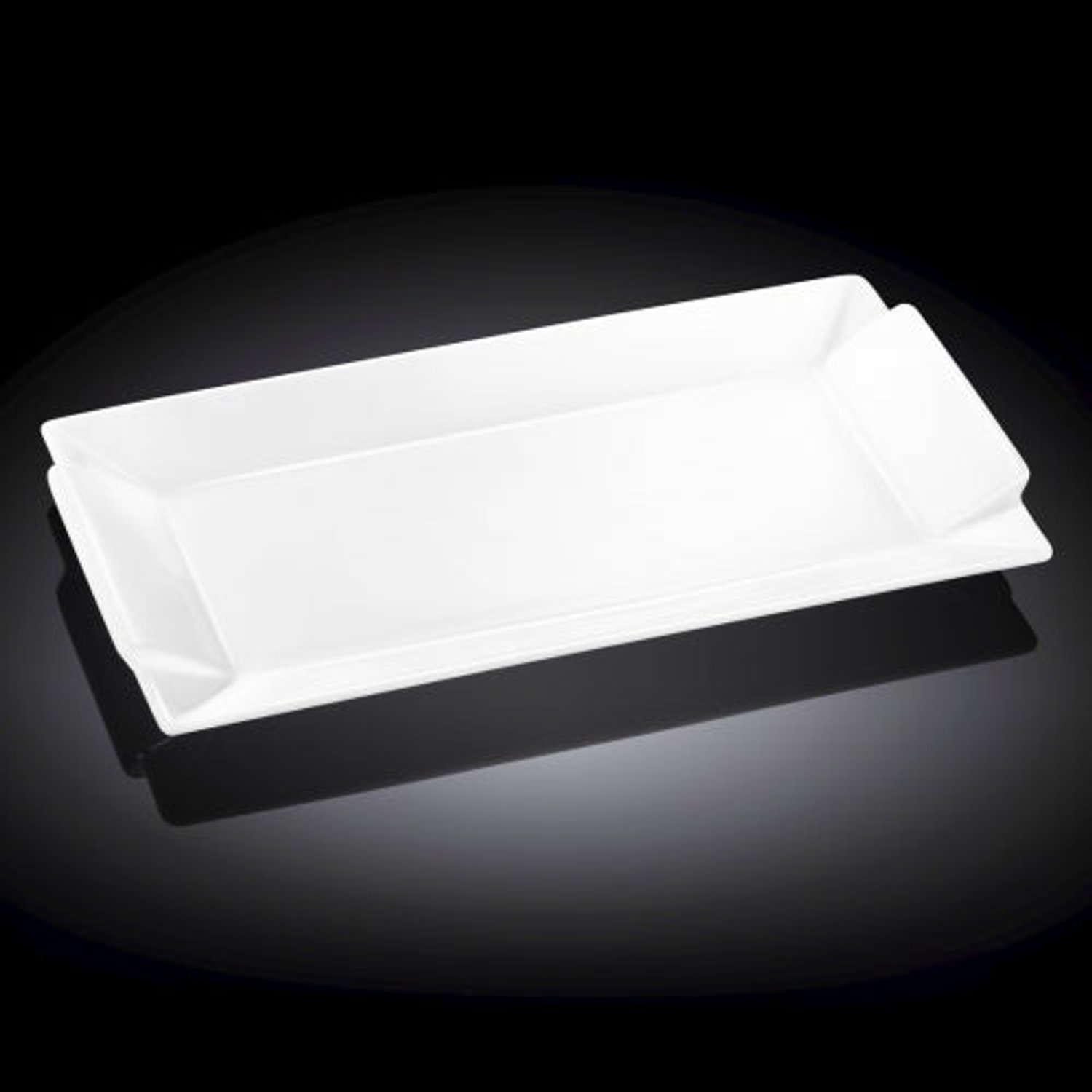 Wilmax England Porseleinen Serveerplaat 40x20 cm Wit