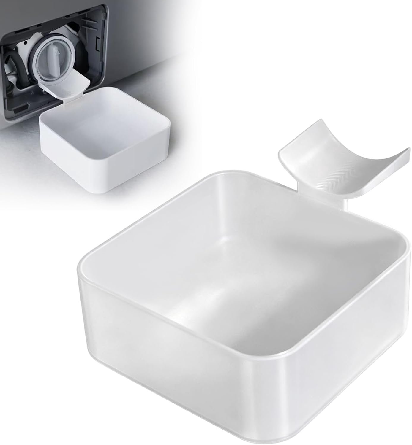 Wasmachine-opvangbakken 2 stuks - verhoogde rand - vangt uitlopend water op - Vemera