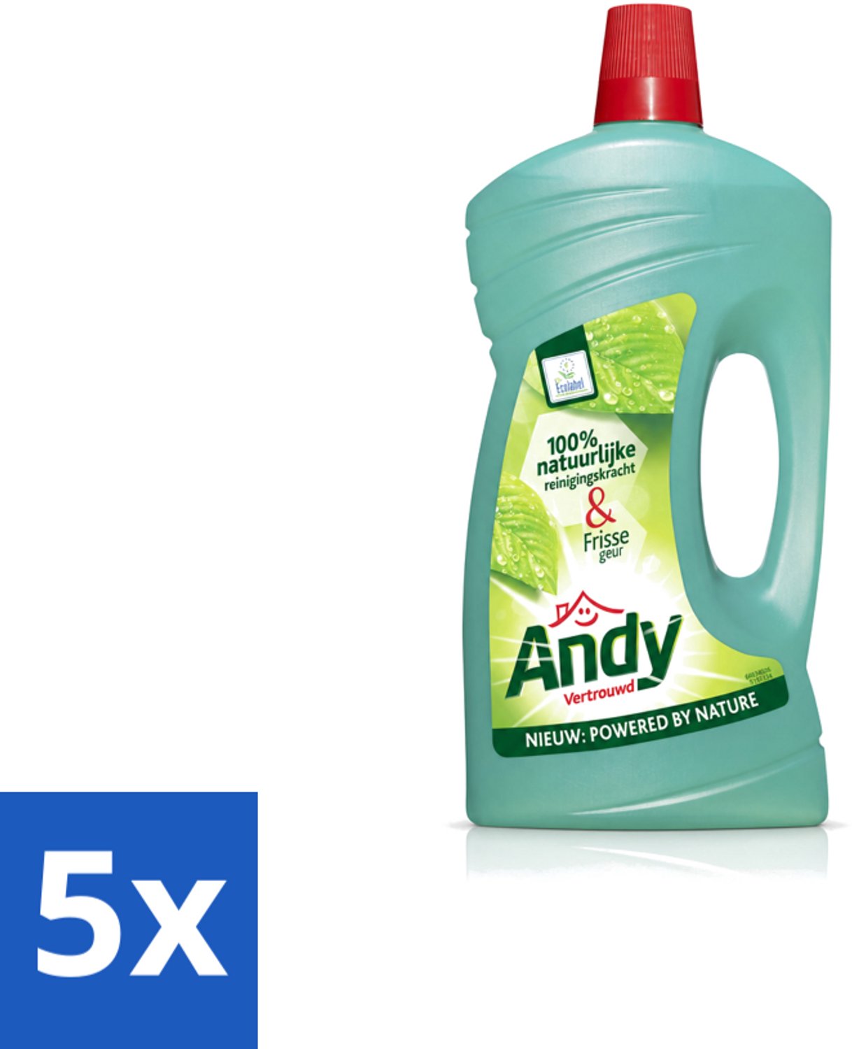 5 x Andy - Vertrouwd - Allesreiniger - Fris & Vertrouwd - 1L - Voordeelverpakking - 5 stuks