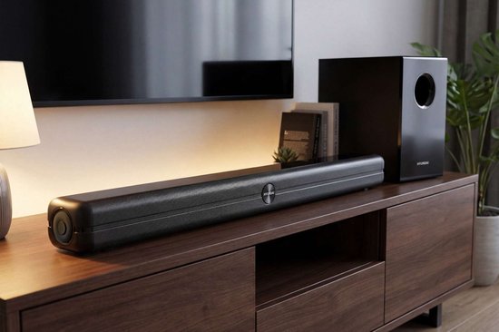 Hyundai Electronics - Soundbar met subwoofer - Pulse - 80 Watt - 2.1CH - Zwart — afbeelding 3
