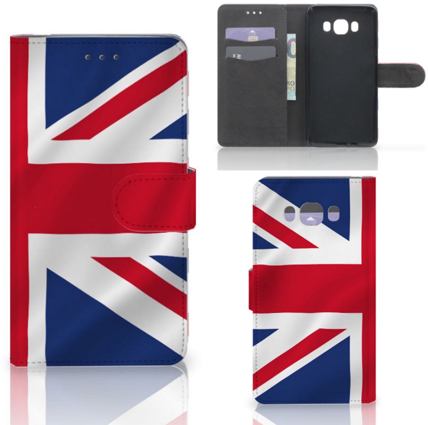Samsung Galaxy J7 2016 Bookstyle Case Groot-Brittannië