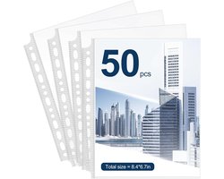 Transparante A5 brochurehoezen, kristalheldere papieren mappen, brede pagina's, top-open ontwerp voor documenten en bestanden