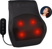 Air Ease® - Comfort Pro Massagekussen - Nekmassage Apparaat - Massage Apparaat voor 6 Delen van het Lichaam - Met Warmtefunctie - Zwart