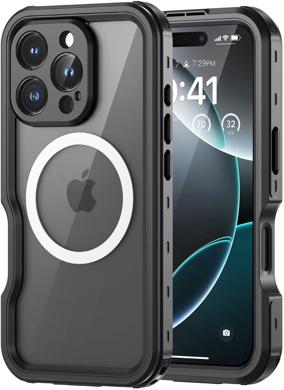 Waterdichte Case voor iPhone 16 Pro Max met MagSafe Compatibiliteit