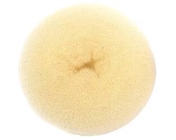 DKS Pro Haardonut Blond 12cm - Nylon Knot Donut voor Haar, Updo en Bruidskapsels